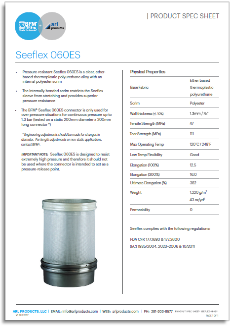 Seeflex 060ES Spec Sheet