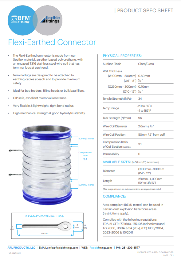 Flexi-Earthed Spec Sheet